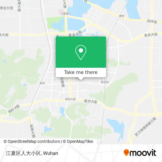 江夏区人大小区 map