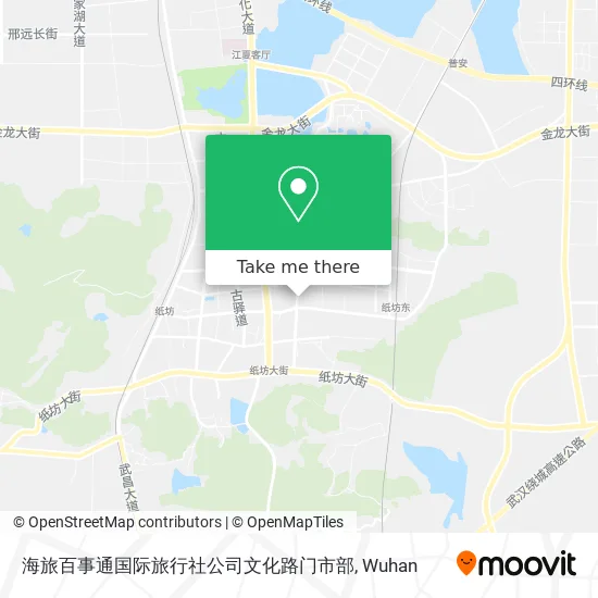 海旅百事通国际旅行社公司文化路门市部 map
