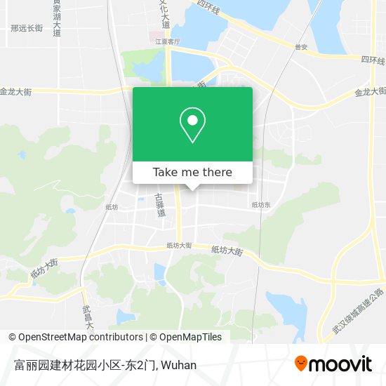 富丽园建材花园小区-东2门 map