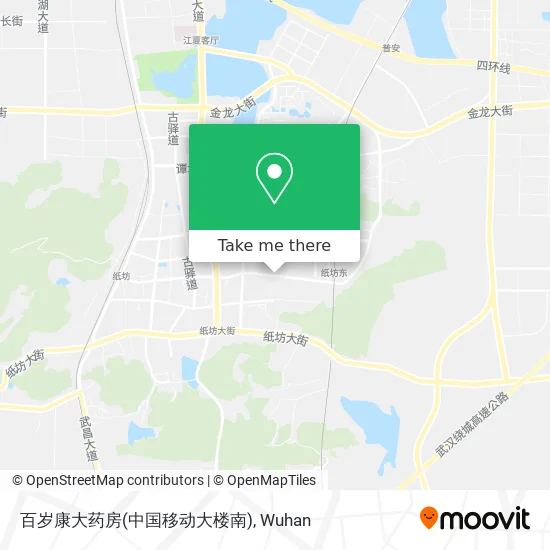 百岁康大药房(中国移动大楼南) map