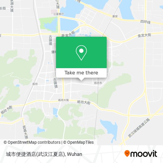城市便捷酒店(武汉江夏店) map