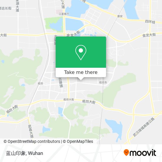 蓝山印象 map