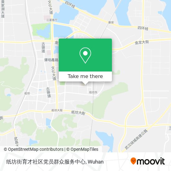 纸坊街育才社区党员群众服务中心 map