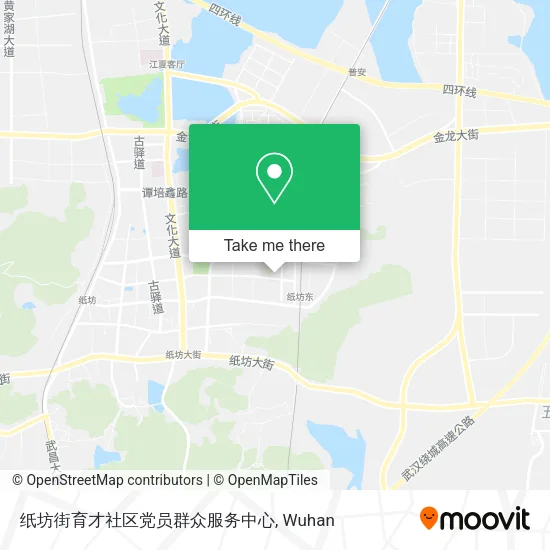 纸坊街育才社区党员群众服务中心 map