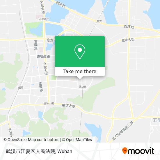 武汉市江夏区人民法院 map