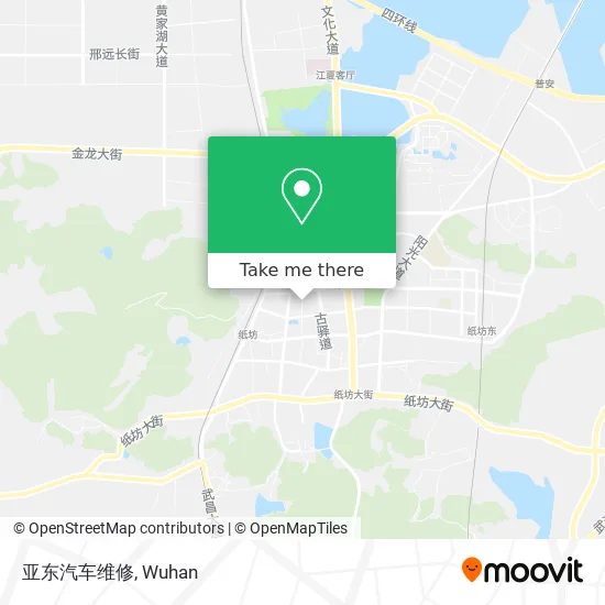 亚东汽车维修 map