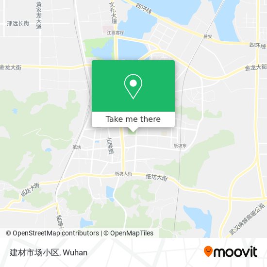 建材市场小区 map