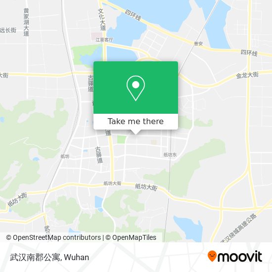 武汉南郡公寓 map