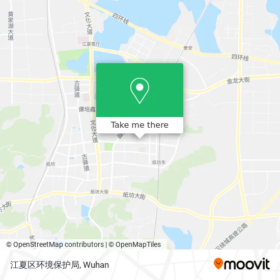 江夏区环境保护局 map