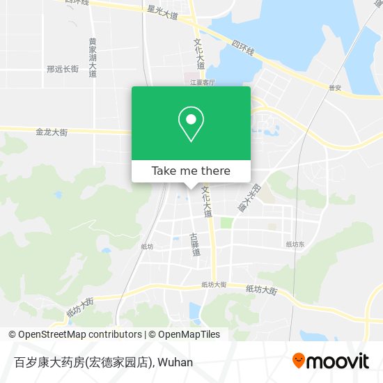 百岁康大药房(宏德家园店) map