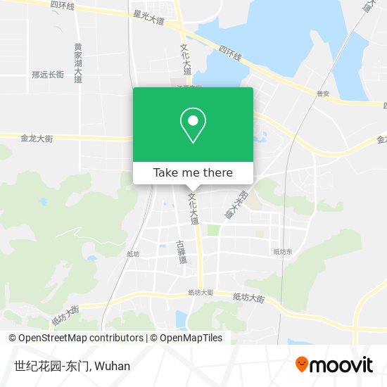 世纪花园-东门 map
