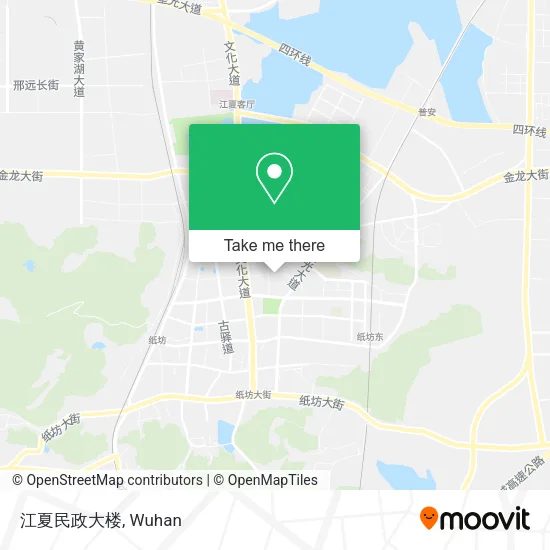 江夏民政大楼 map