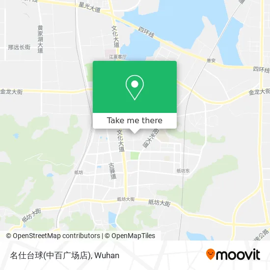 名仕台球(中百广场店) map
