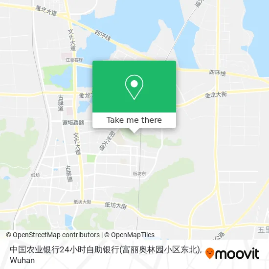 中国农业银行24小时自助银行(富丽奥林园小区东北) map