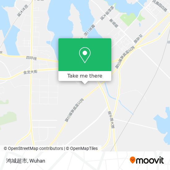 鸿城超市 map