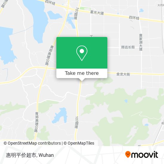 惠明平价超市 map