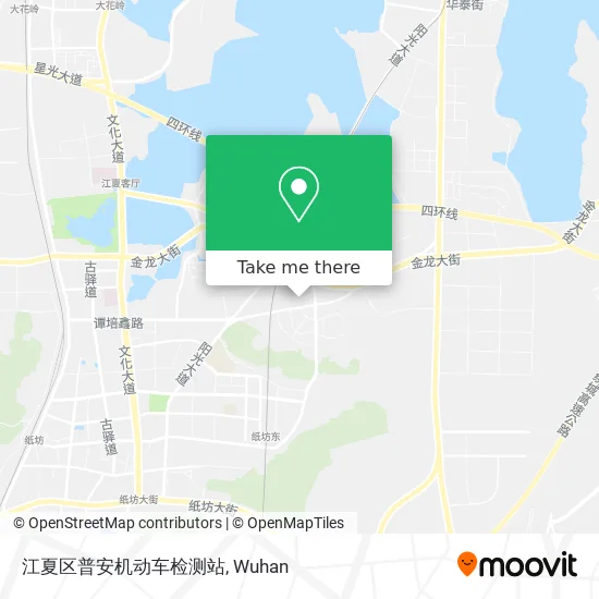江夏区普安机动车检测站 map