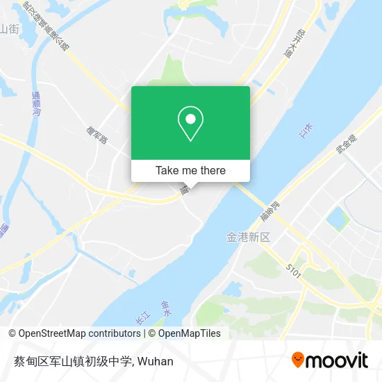 蔡甸区军山镇初级中学 map