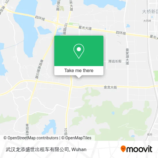 武汉龙添盛世出租车有限公司 map