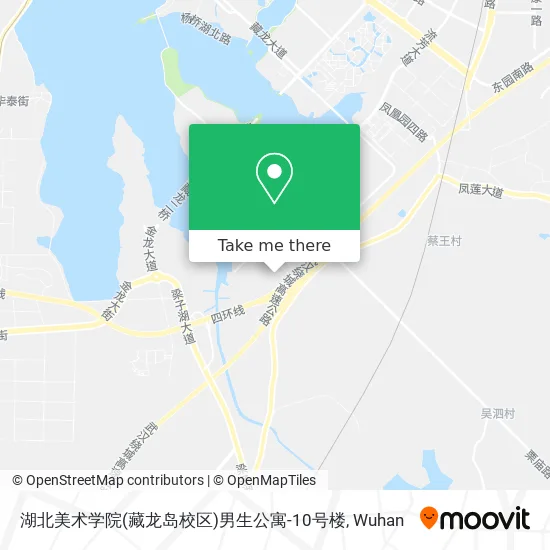湖北美术学院(藏龙岛校区)男生公寓-10号楼 map