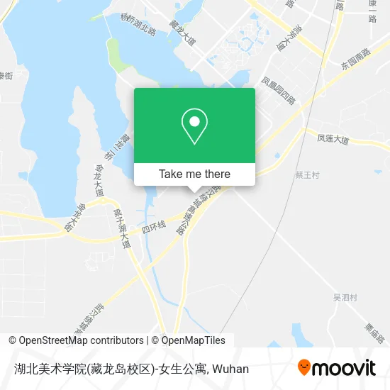 湖北美术学院(藏龙岛校区)-女生公寓 map