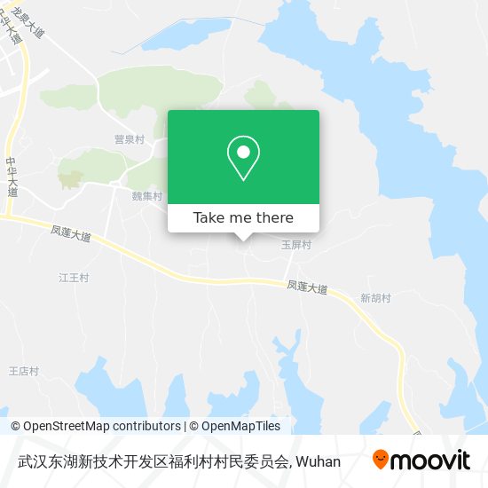 武汉东湖新技术开发区福利村村民委员会 map
