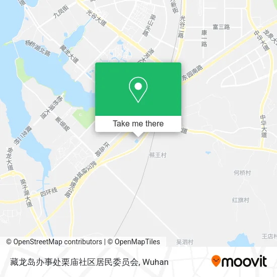 藏龙岛办事处栗庙社区居民委员会 map
