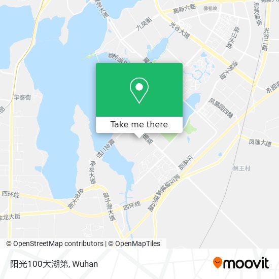 阳光100大湖第 map