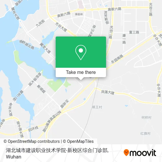 湖北城市建设职业技术学院-新校区综合门诊部 map