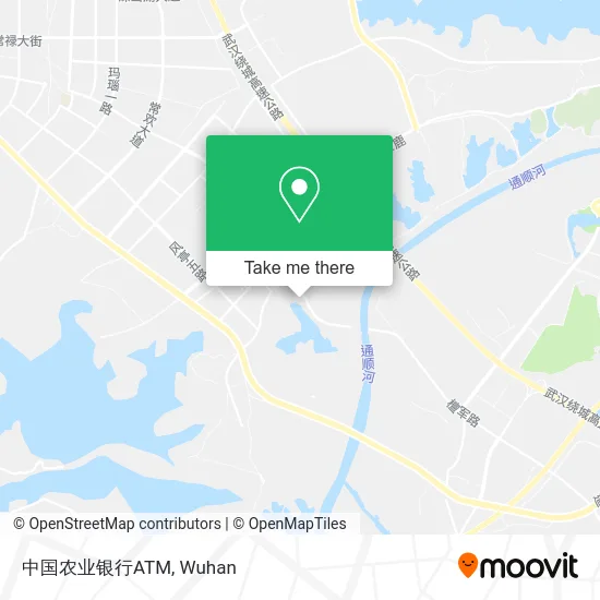中国农业银行ATM map