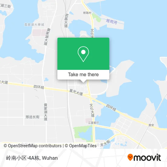 岭南小区-4A栋 map