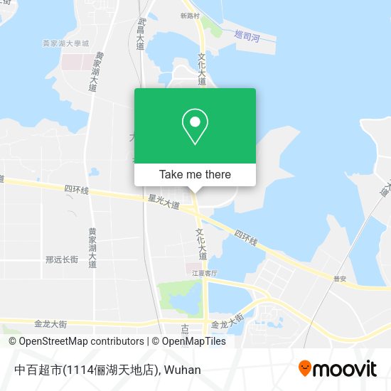 中百超市(1114俪湖天地店) map