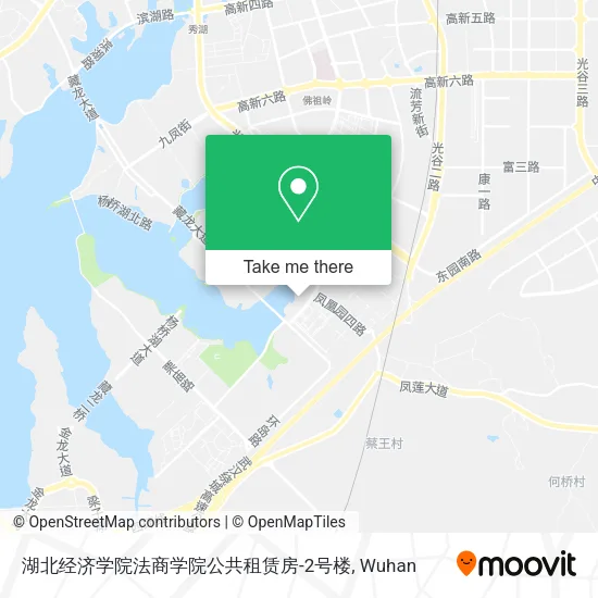 湖北经济学院法商学院公共租赁房-2号楼 map