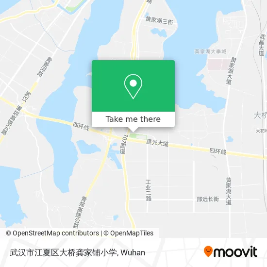 武汉市江夏区大桥龚家铺小学 map