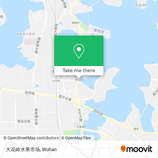 大花岭水果市场 map