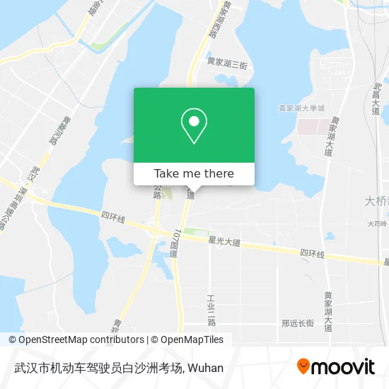 武汉市机动车驾驶员白沙洲考场 map