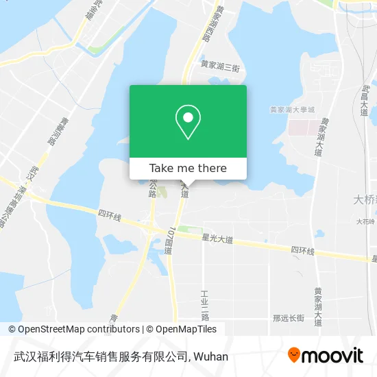 武汉福利得汽车销售服务有限公司 map