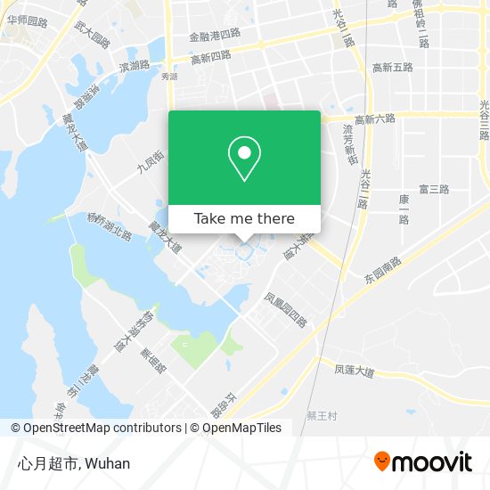 心月超市 map