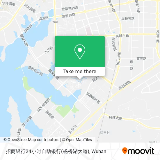 招商银行24小时自助银行(杨桥湖大道) map