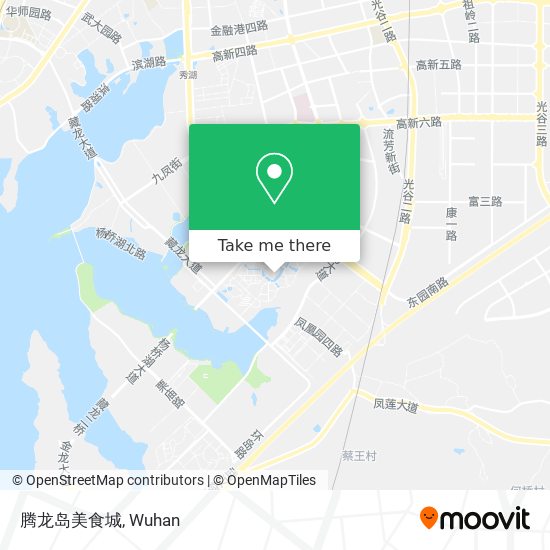 腾龙岛美食城 map