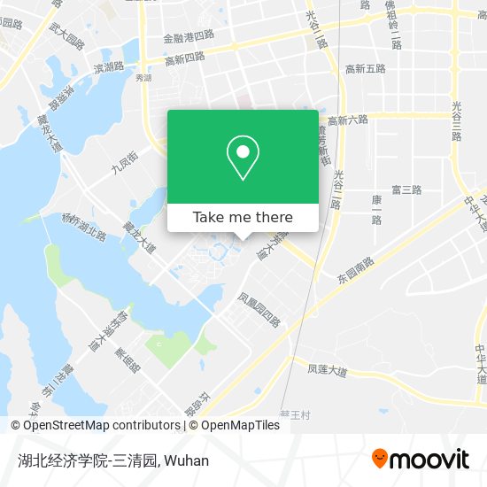 湖北经济学院-三清园 map