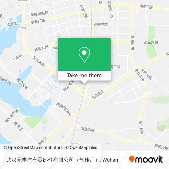 武汉元丰汽车零部件有限公司（气压厂） map