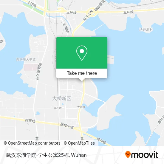 武汉东湖学院-学生公寓25栋 map