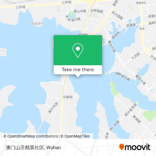 澳门山庄精英社区 map