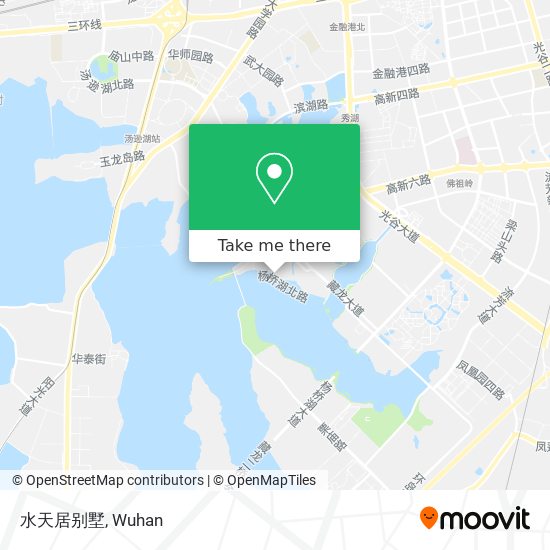 水天居别墅 map