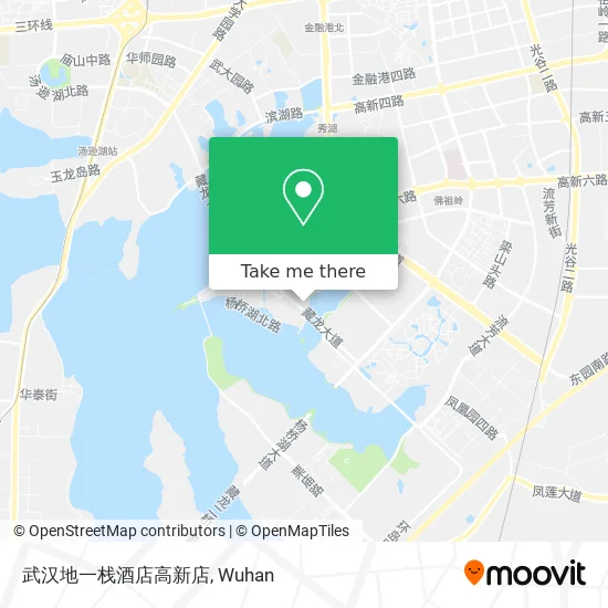 武汉地一栈酒店高新店 map