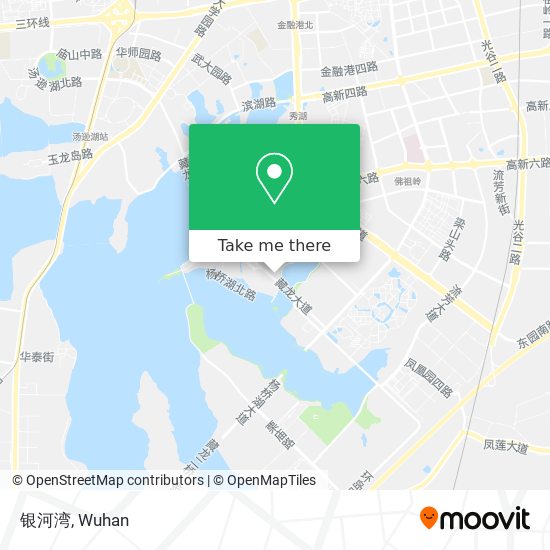 银河湾 map