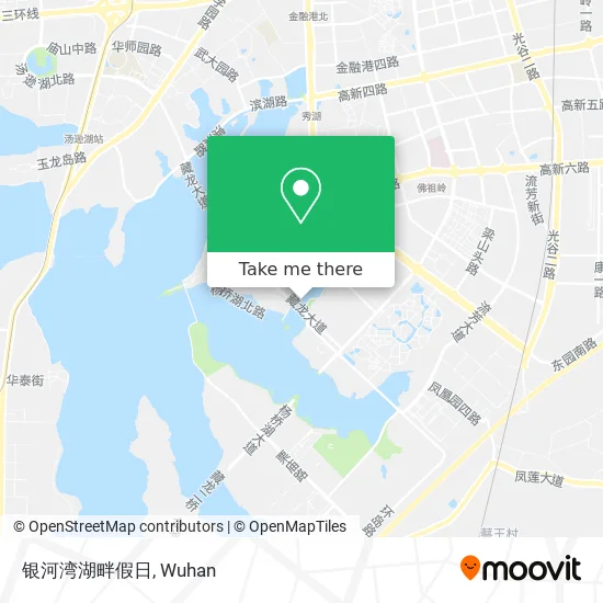 银河湾湖畔假日 map