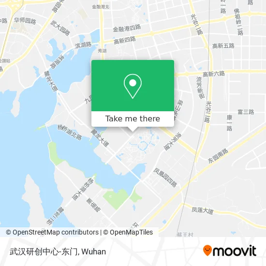 武汉研创中心-东门 map