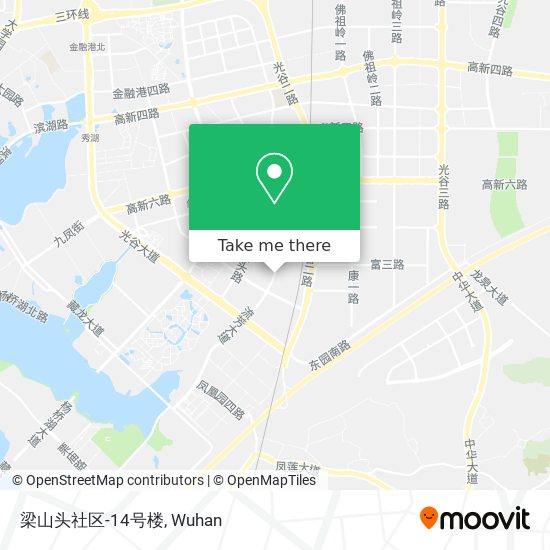 梁山头社区-14号楼 map